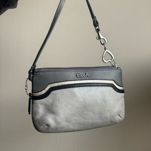 Coach Small Leather Shoulder/Wristlet Bag